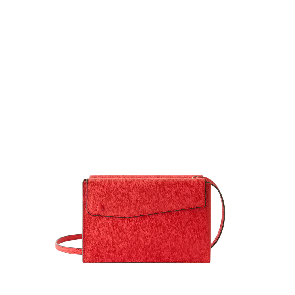 Scarlet Elegance Shoulder Bag